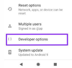 Kaip išjungti kūrėjo režimo „Android 9 Pie“