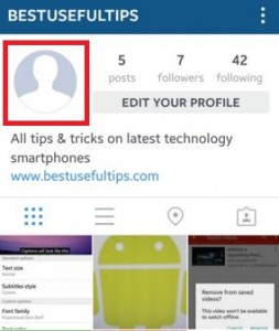 Kaip pakeisti „Instagram“ profilio paveikslėlį „Android“ telefone