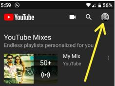 Kaip pakeisti tamsią temą / režimą „YouTube Android“