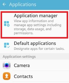 „application-manager-under-application-option“