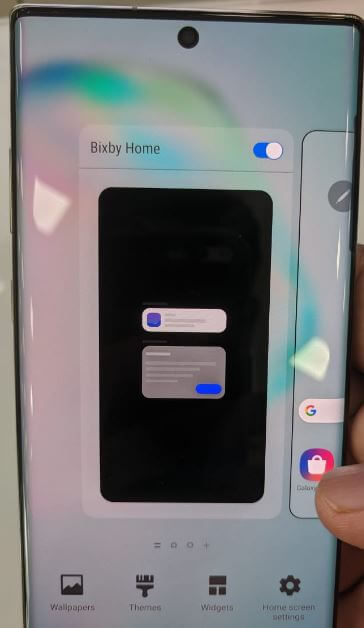 Kaip atsikratyti „Bixby“ mygtuko „Galaxy Note 10 plus“