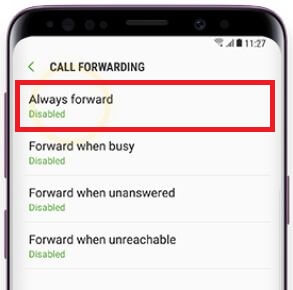 Kaip suaktyvinti skambučių peradresavimą „Samsung Galaxy S9“ ir „S9 Plus“